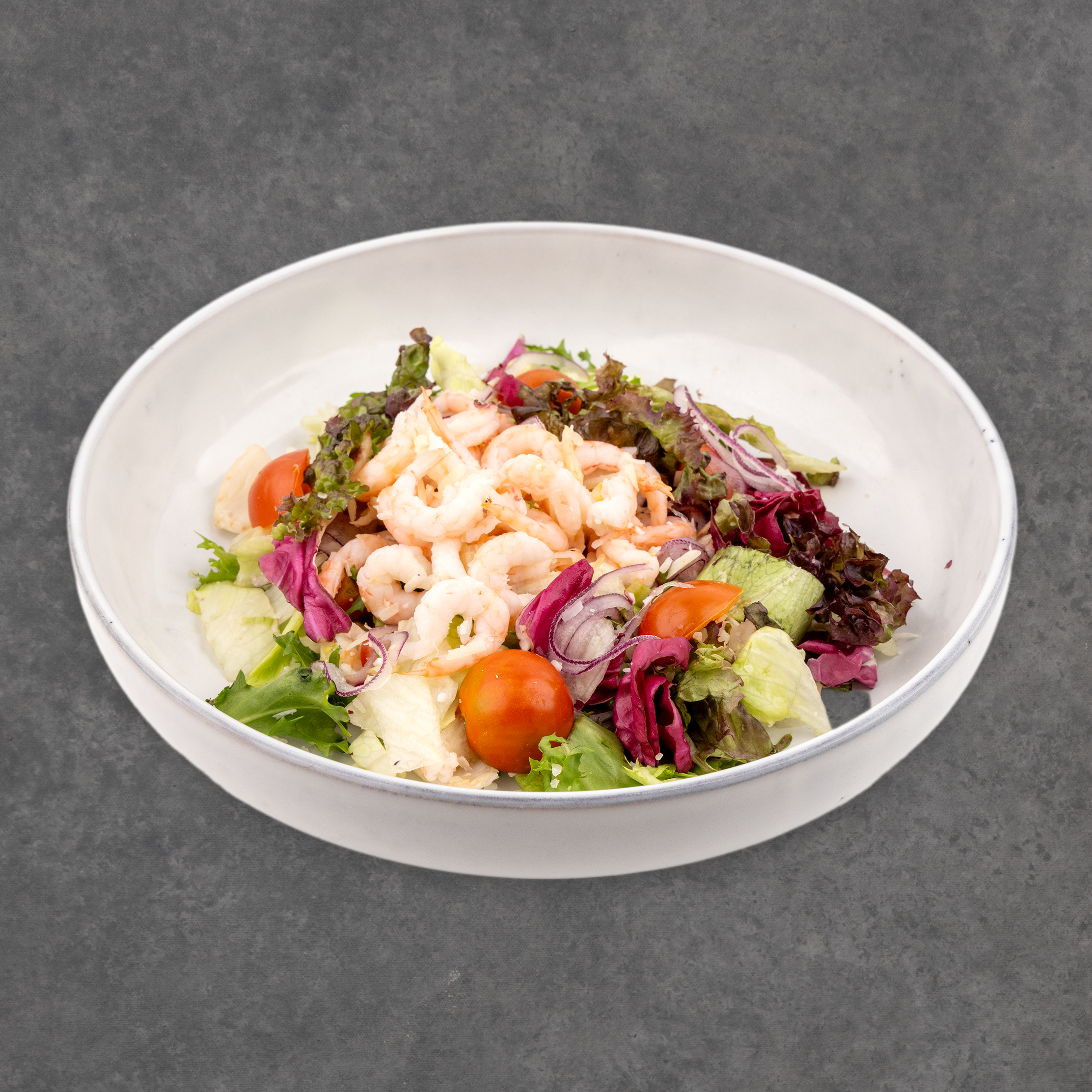 Ceasarsallad med räkor